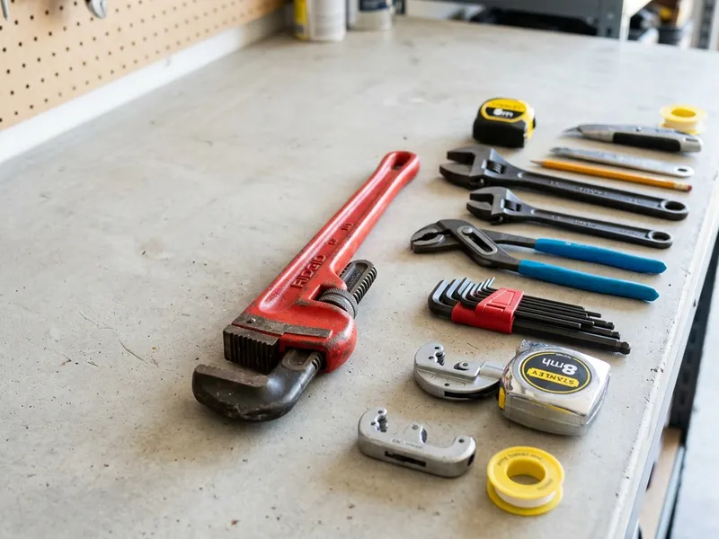 Professional plumbers in Oakboro, NC equipped with top-tier tools for residential and commercial plumbing services.